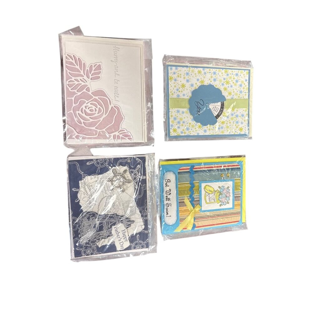 Handmade Greeting Card Collection Featuring Nautical Fathers Day Kindness Get We